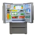 Techomey 22.5 Cu.Ft French Door Refrigerator with Ice Maker