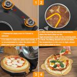 ECUMFFY 12-Inch Indoor Retro Pizza Oven