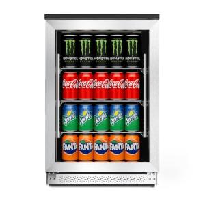 ChillFoce 20 Inch Beverage Fridge with Glass Door