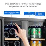 BODEGA 24 Inch Dual Zone Wine & Beverage Cooler
