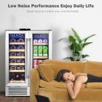 BODEGA 24 Inch Dual Zone Wine & Beverage Cooler