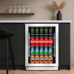 ChillFoce 20 Inch Beverage Fridge with Glass Door