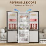 Upstreman 7.1 Cu.Ft Bottom Freezer Refrigerator