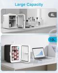 Compact 10L Mini Fridge with AC/DC Adapters