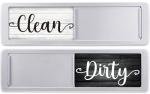 Magnetic Clean Dirty Dishwasher Sign - Farmhouse Style