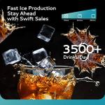 EUHOMY 400Lbs Commercial Ice Maker Machine