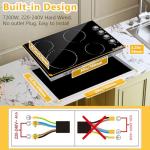 Cuisinesync 30" Electric Cooktop with 4 Burners