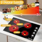 Cuisinesync 30" Electric Cooktop with 4 Burners
