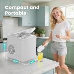 Portable Ice Maker, 26lbs Daily, Auto-Cleaning