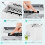 Portable Ice Maker, 26lbs Daily, Auto-Cleaning