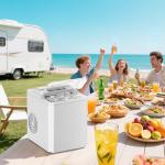 Portable Ice Maker, 26lbs Daily, Auto-Cleaning