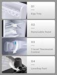 Woolworths Retro Compact Mini Fridge with Freezer