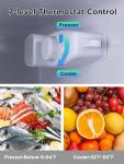 Woolworths Retro Compact Mini Fridge with Freezer