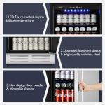 Velieta 24 Inch Stainless Steel Beverage Cooler