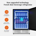 Velieta 24 Inch Stainless Steel Beverage Cooler