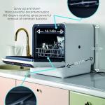 Portable Tabletop Dishwasher with Four Wash Modes