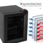 ADT Mini Freezer with Glass Door, 2.1 Cu Ft