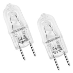 G8 Halogen Light Bulbs for GE Microwaves - 2 Pack