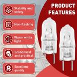 G8 Halogen Light Bulbs for GE Microwaves - 2 Pack