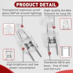 G8 Halogen Light Bulbs for GE Microwaves - 2 Pack
