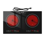 2400W Electric Cooktop with Touch Controls and Timer