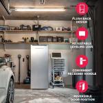 Frigidaire 6.5 cu ft Upright Freezer, Stainless Steel