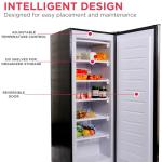 Frigidaire 6.5 cu ft Upright Freezer, Stainless Steel