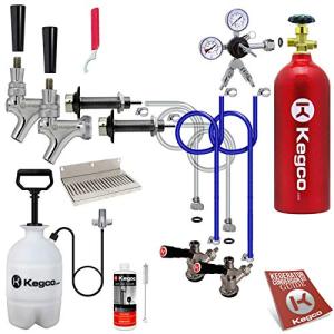 Kegco 2 Tap Kegerator Conversion Kit with Tank