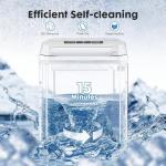 Portable Sweetcrispy Ice Maker - Quick Self-Cleaning