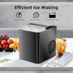 Portable Sweetcrispy Ice Maker - Quick Self-Cleaning
