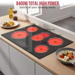 Traenvir 30-Inch 5-Burner Electric Cooktop