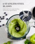 GDOR 52 Oz Glass Smoothie Blender with 9 Functions
