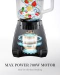 GDOR 52 Oz Glass Smoothie Blender with 9 Functions