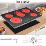Traenvir 30-Inch 5-Burner Electric Cooktop