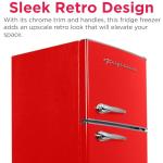 Frigidaire Retro 2-Door Apartment Refrigerator - Red