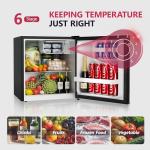 Icyglee 1.7 Cu.Ft Compact Mini Fridge with Freezer