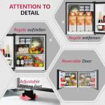 Icyglee 1.7 Cu.Ft Compact Mini Fridge with Freezer