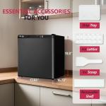 Icyglee 1.7 Cu.Ft Compact Mini Fridge with Freezer