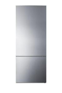 Summit 28" Bottom Freezer Refrigerator with LED Lighting