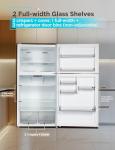 BLACK+DECKER 24 Cu. Ft. Top Freezer Refrigerator