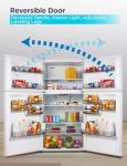 BLACK+DECKER 24 Cu. Ft. Top Freezer Refrigerator