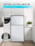 BLACK+DECKER 24 Cu. Ft. Top Freezer Refrigerator