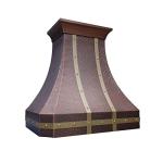 SINDA 48" Hammered Copper Island Range Hood