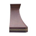 SINDA 48" Hammered Copper Island Range Hood