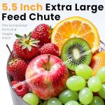 Slow Masticating Juicer with Wide Feed Chute