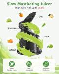 ECOSELF Wide Mouth Cold Press Juicer Machine