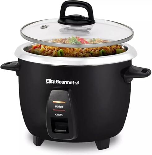 Elite Gourmet Electric Rice Cooker, 10 Cups