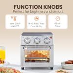 Elite Gourmet 8.5Qt Air Fryer Oven with Recipes
