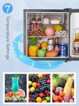 Compact 1.6 Cu.ft Mini Fridge with Freezer