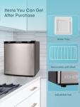 Compact 1.6 Cu.ft Mini Fridge with Freezer